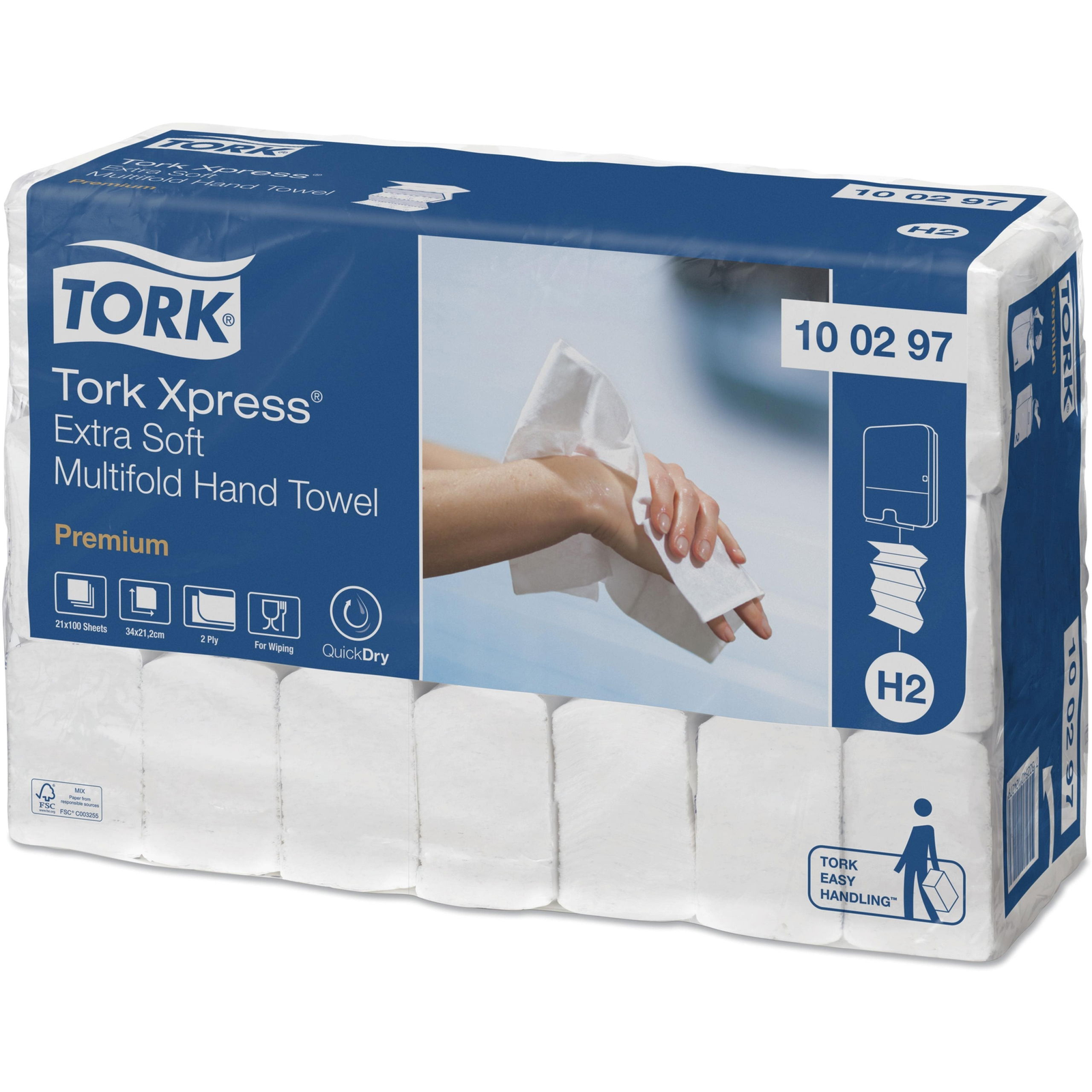 TORK Xpress Multifold H2, extra finom (21×100 db) (7322540124279)