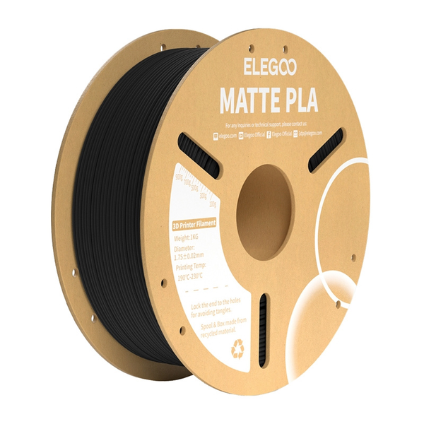 Elegoo PLA Matte filament (fekete) (50.203.0250)