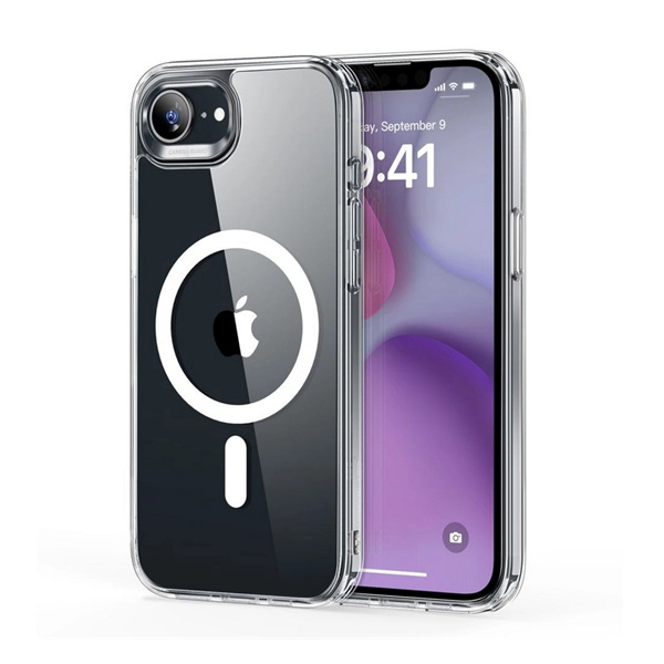 ESR CLASSIC HYBRID szilikon telefonvédő (ütésállóság, légpárnás sarok, MagSafe) ÁTLÁTSZÓ Apple iPhone 16e (GP-168149) (GP-168149)