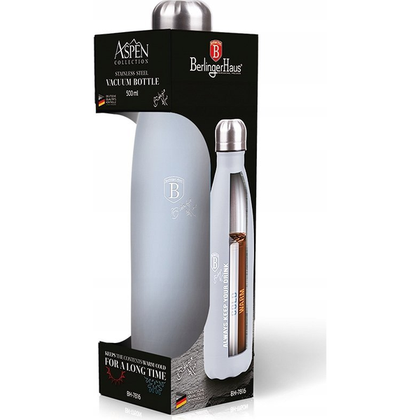 BerlingerHaus BH/7816 Aspen Collection Üveg Alakú Termosz - 0,5 L