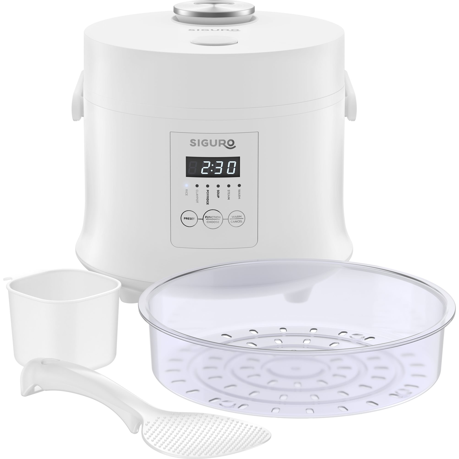 Siguro RC-R301W Rice Master Digital, pároló kosárral (SGR-RC-R301W)