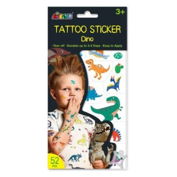 Avenir: Lemosható tetoválás - Dinoszauruszok (AvenirTS218149) (AvenirTS218149)