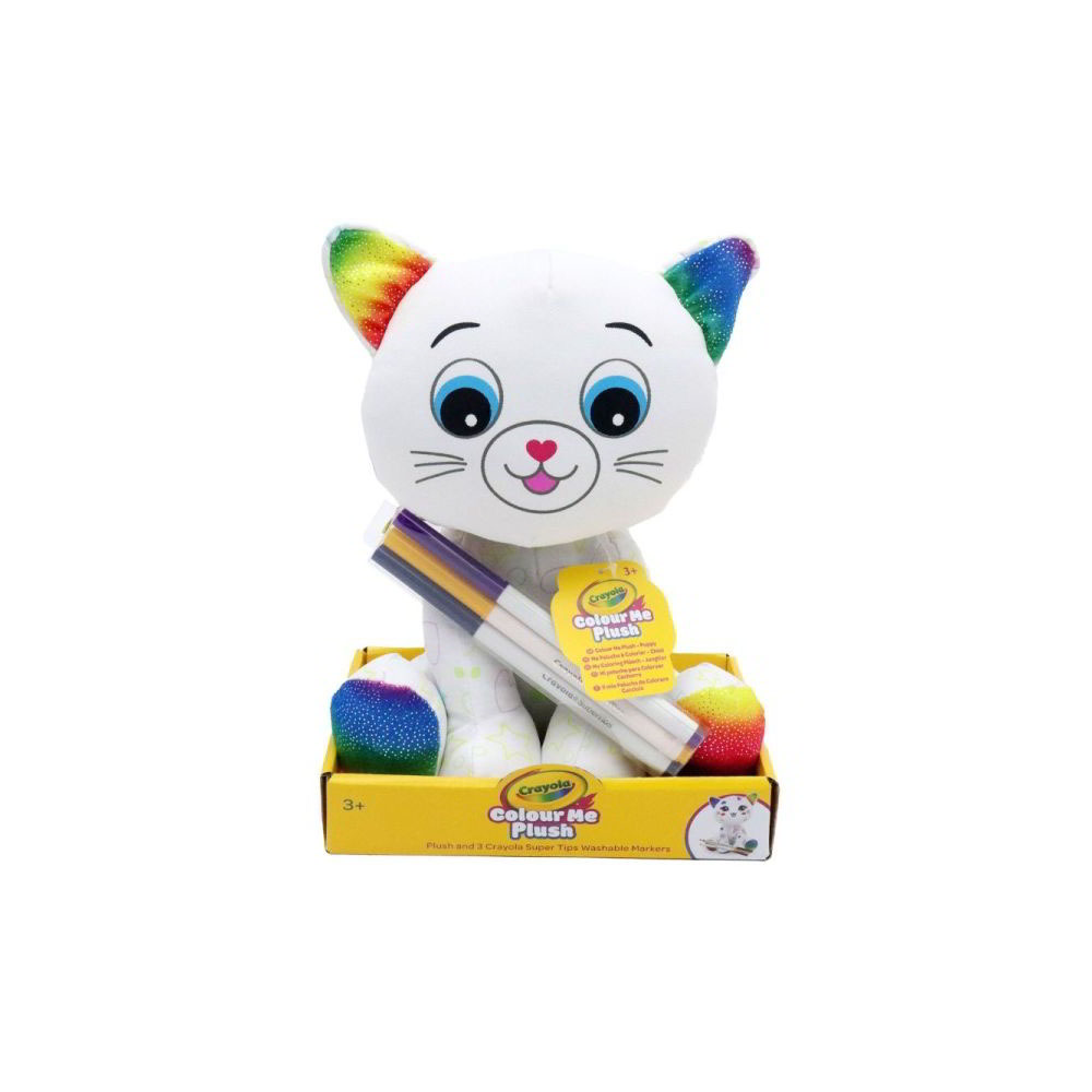 Crayola Kiszínezhető plüss cica - 25 cm (4026321)