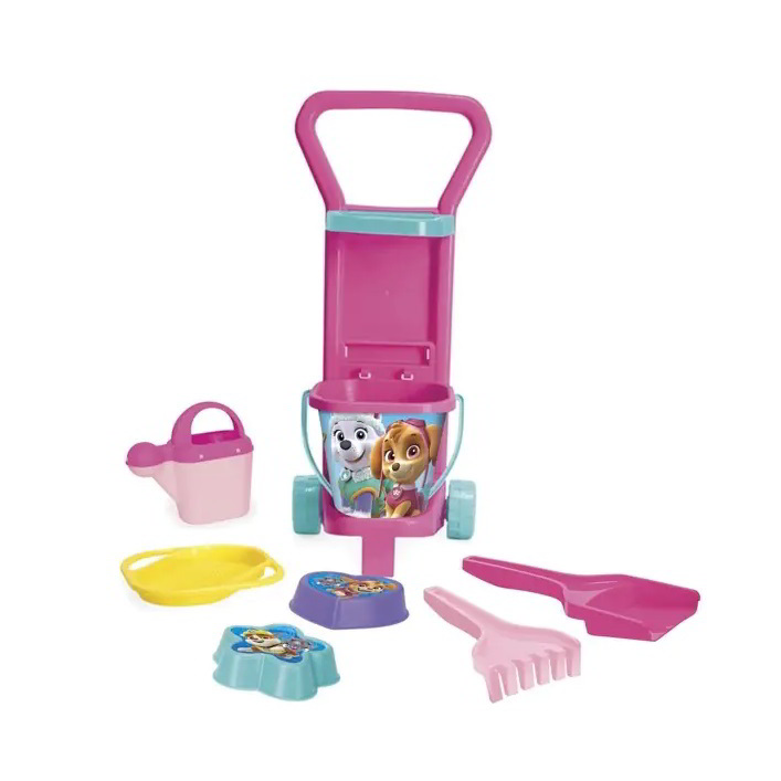 Wader Mancs Őrjárat: homokozószett húzós kocsival (81570)