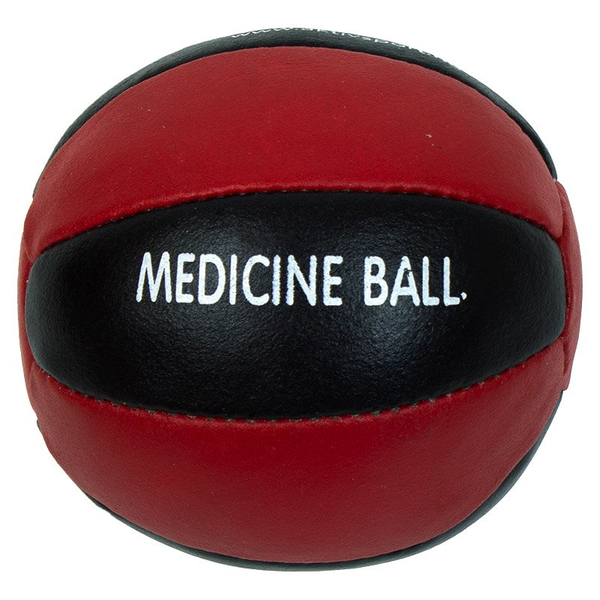 AKTIVSPORT Medicin labda 5 kg bőr piros-fekete
