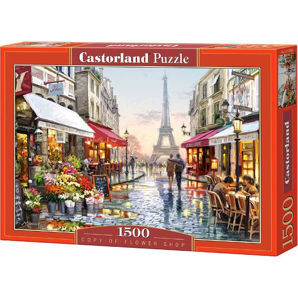 Castorland Flower Shop 1500 pcs Пъзел 1500 броя Град