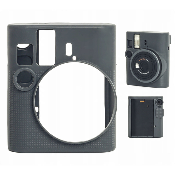 Futerał Etui Pokrowiec Case Osłona Silikon Do Fuji Fujifilm Instax Mini 41 / Szary