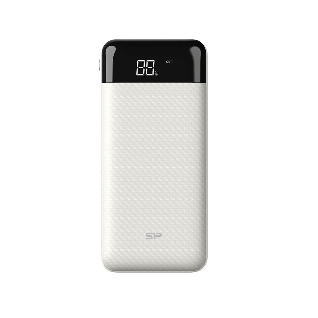 Silicon Power GP28 Power Bank 10000mAh fehér (SP10KMAPBKGP280W) (SP10KMAPBKGP280W)