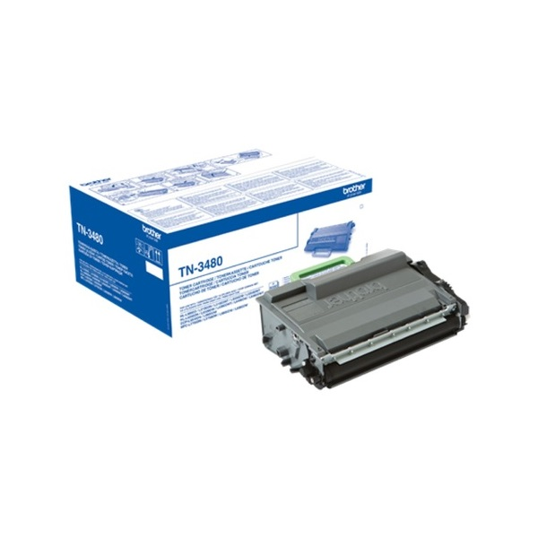 Brother TN-3480 tonerpatron 1 stk Original Sort