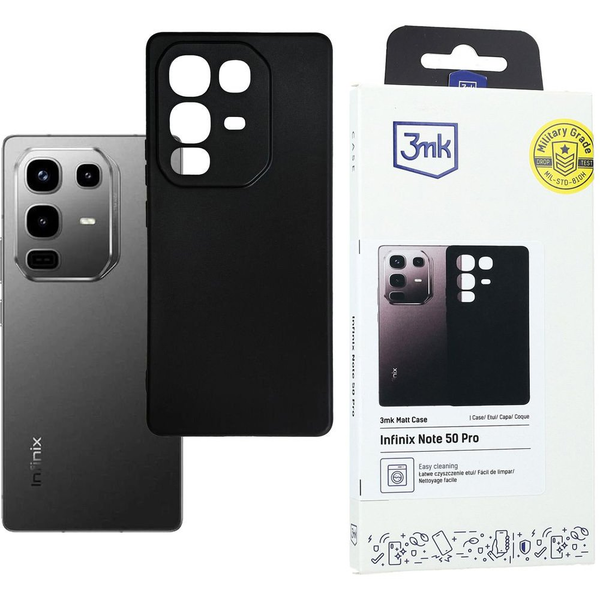 Zadní Kryt 3mk pro Infinix Note 50 Pro černý