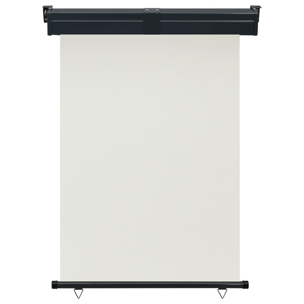 krémszínű oldalsó terasznapellenző 125 x 250 cm (48419)