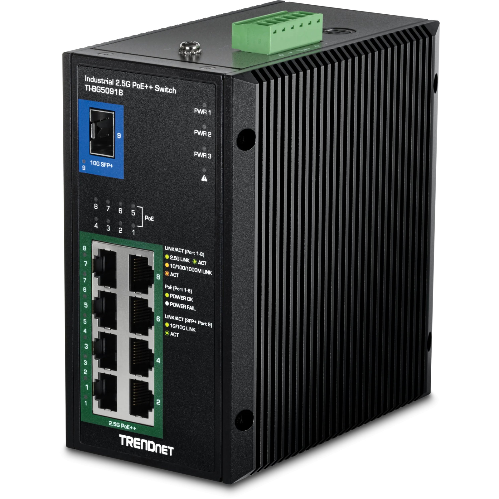 Мрежов суич TRENDnet TI-BG5091B DIN-Rail
