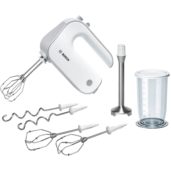 Миксер Bosch MFQ4075DE Ръчен миксер 550 W Сребрист, Бял