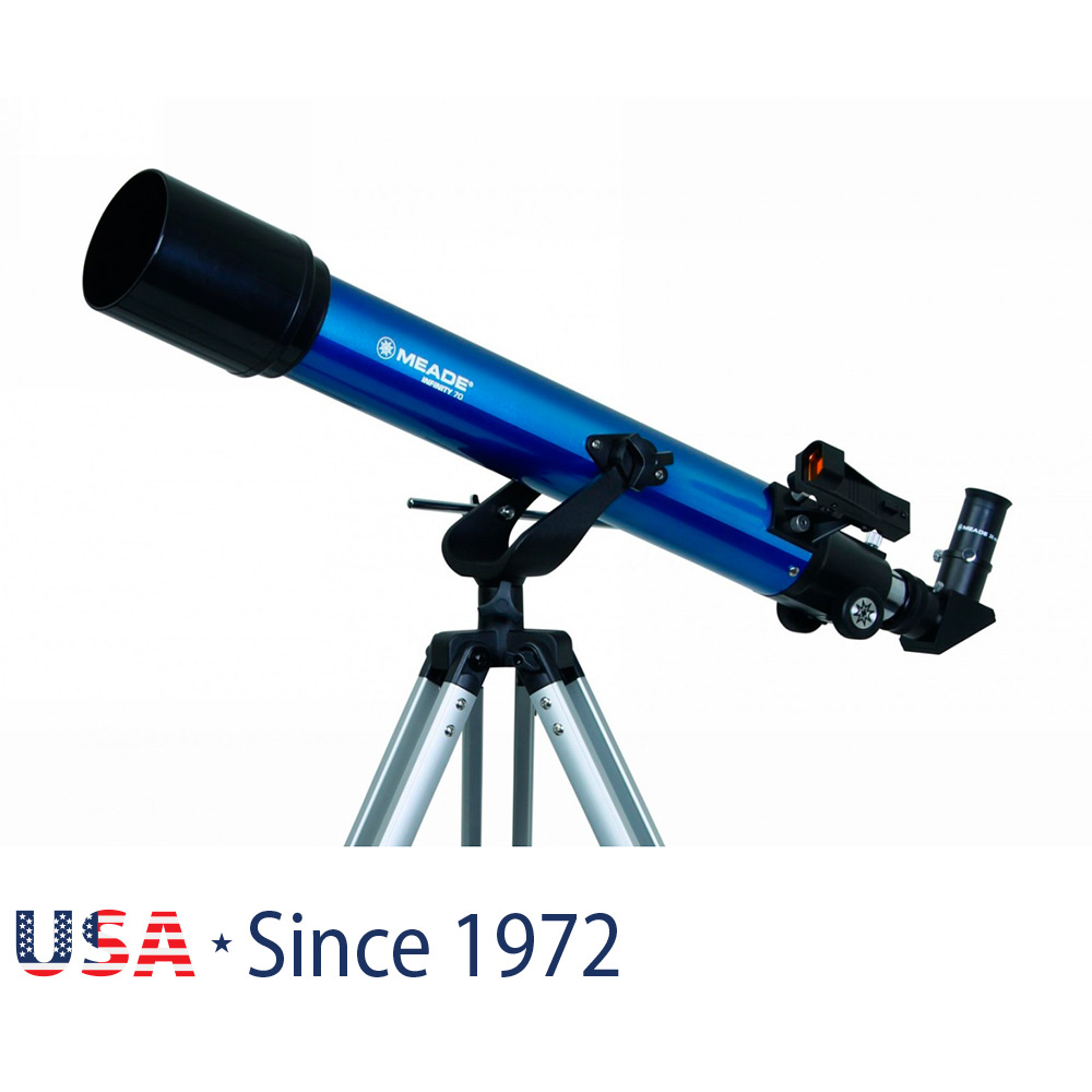 Meade Infinity 70mm f/10 AZ Refraktor teleszkóp kezdőknek (71670)