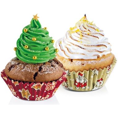 Tescoma Delícia Muffinpapír - Ø 6 cm, 60 db, Karácsonyi (630616.00)