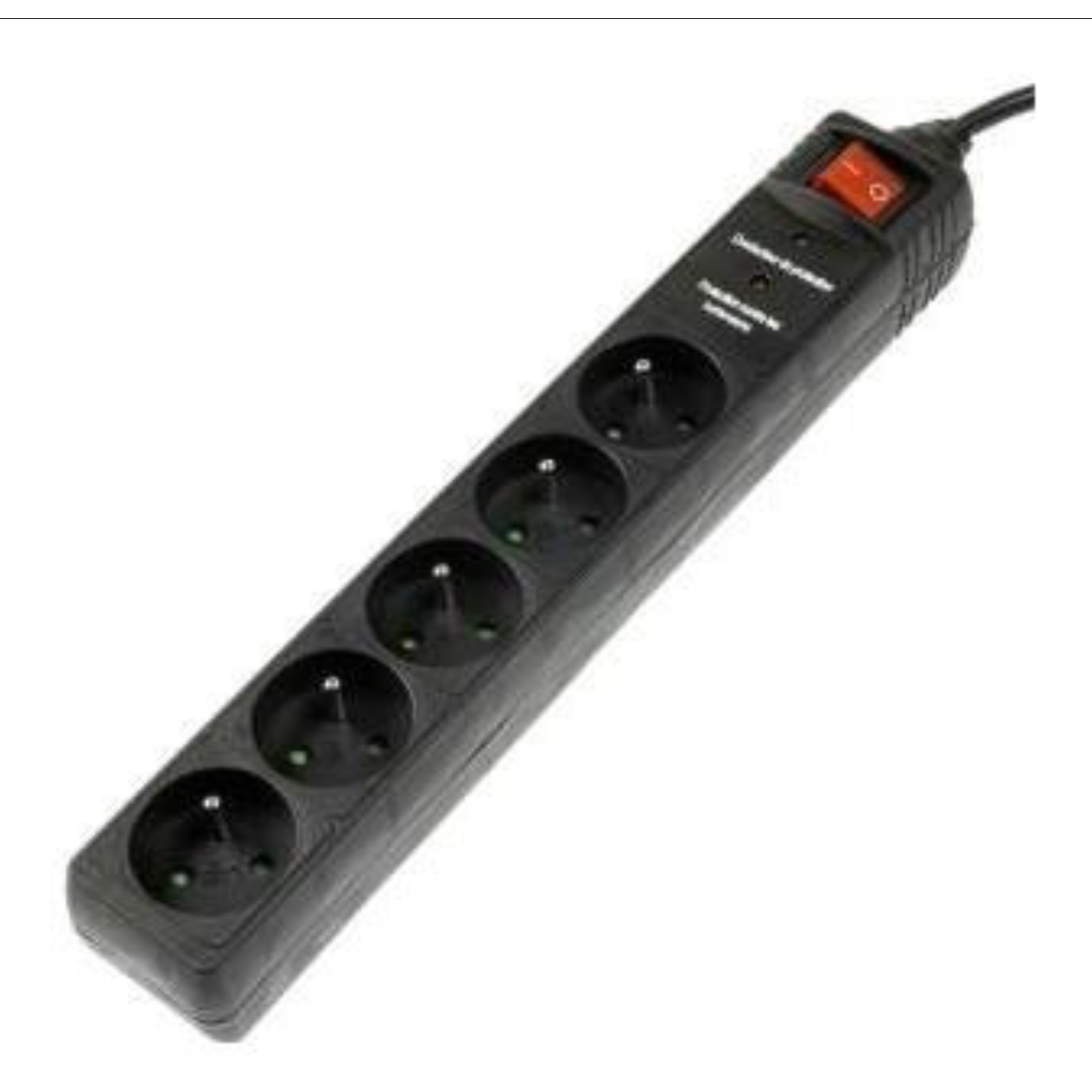 Hama 230V Elosztó 5 aljzatos 1.5m - Fekete (44121933)