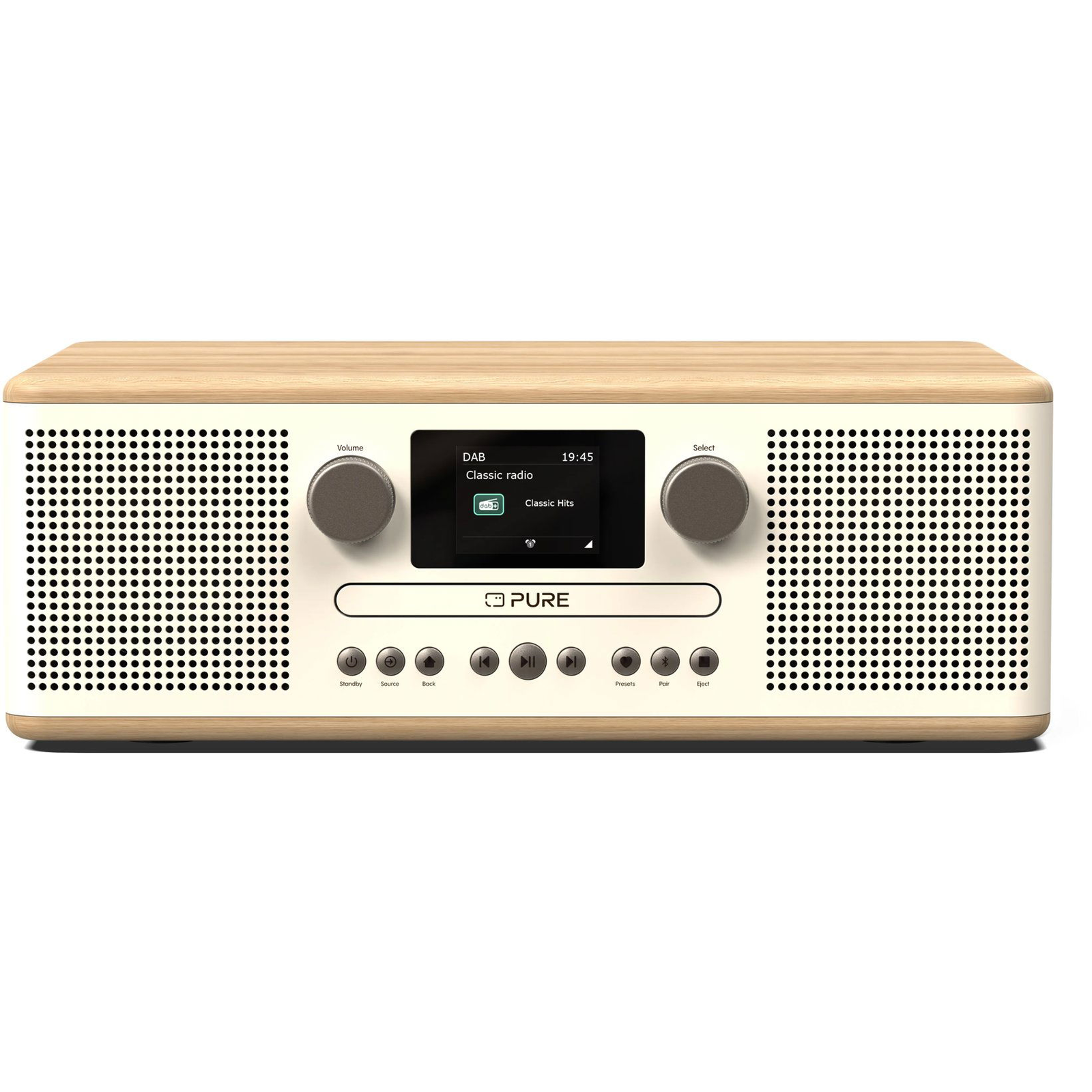 PURE Classic C-D6 fehér/tölgy (252984)