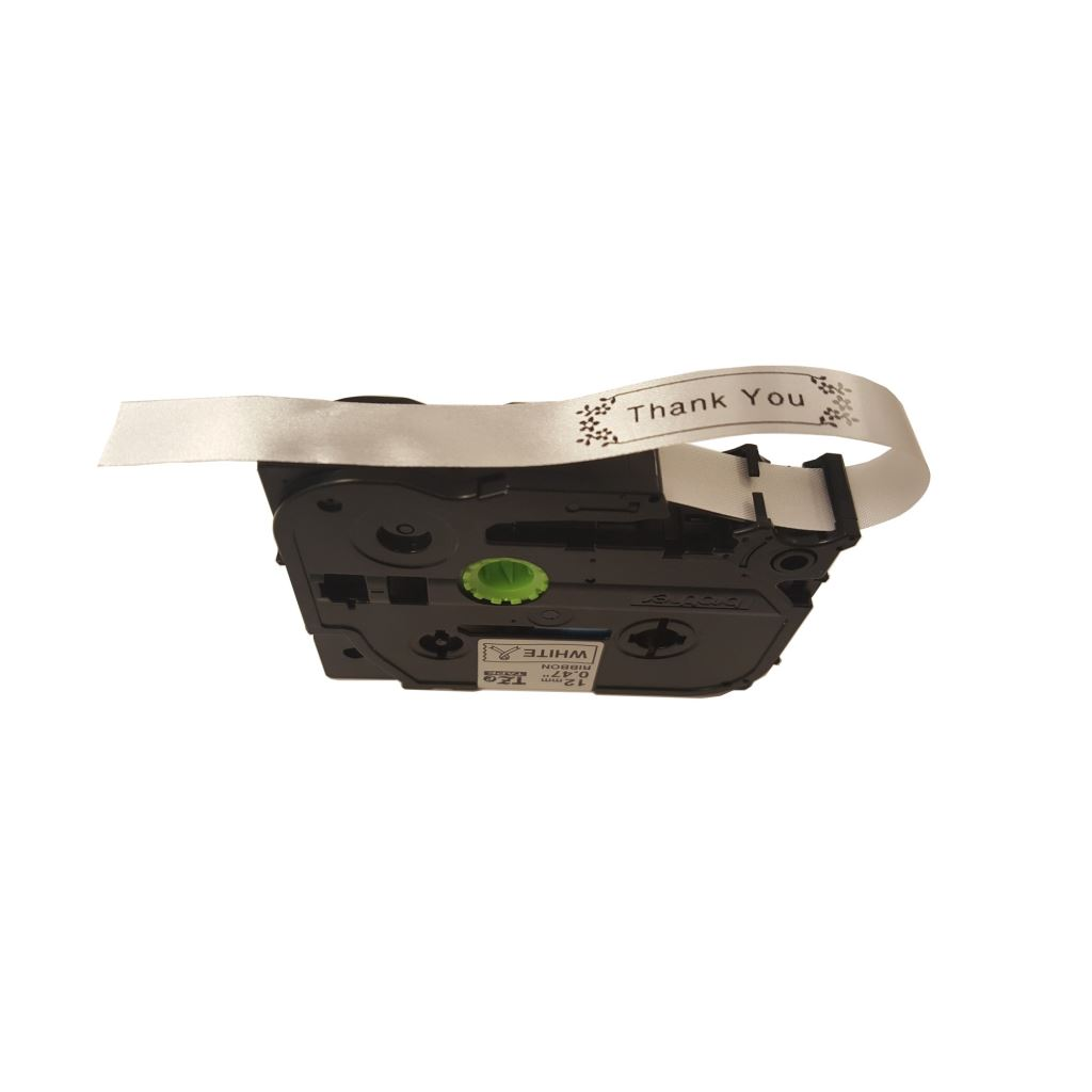 Brother P-touch TZe-R231 fehér selyem szalag fekete színű feliratokhoz (TZER231) (TZER231)