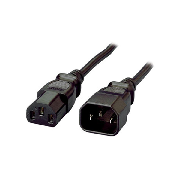 Equip 112100 napájecí kabel Černá 1,8 m C13 rozdvojovač C14 rozdvojovač