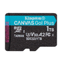 Kingston microSDXC Canvas Go! Plus karta 1TB 170R A2 U3 V30 + adaptér