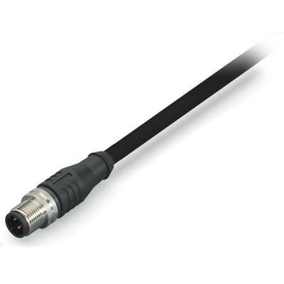 WAGO 756-5311/050-015 Érzékelő-/működtető összekötő, konfekcionált M12 Dugó, egyenes 1.50 m Pólusszám: 5 10 db (756-5311/050-015)