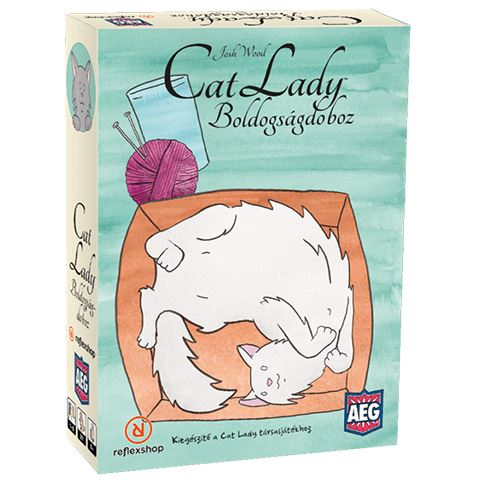 Asmodee Cat Lady Boldogságdoboz társasjáték kiegészítő