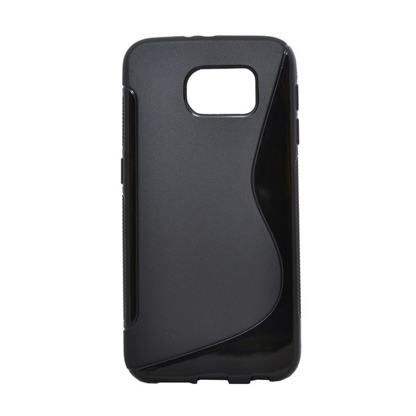 Szilikon telefonvédő (S-line) FEKETE [Samsung Galaxy S6 (SM-G920)] (5996457526055)