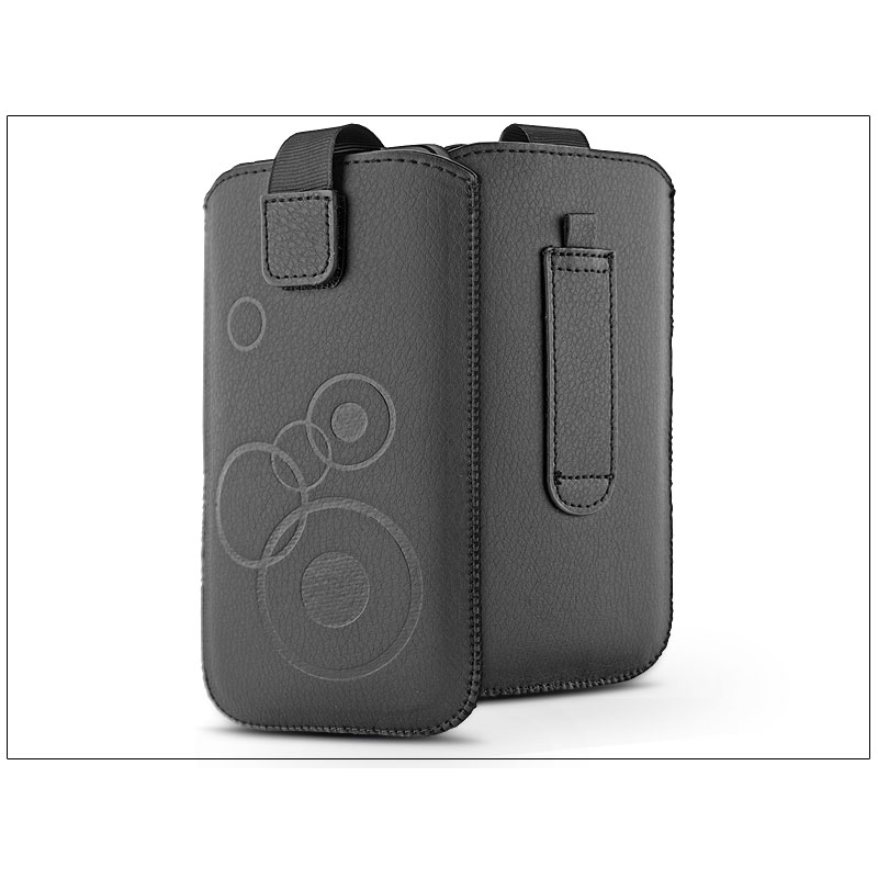 Haffner DZ-288 Deco Slim Samsung Galaxy S7/J5/A5 2017/Huawei P10 Lite univerzális bőrtok - Fekete (DZ-288)