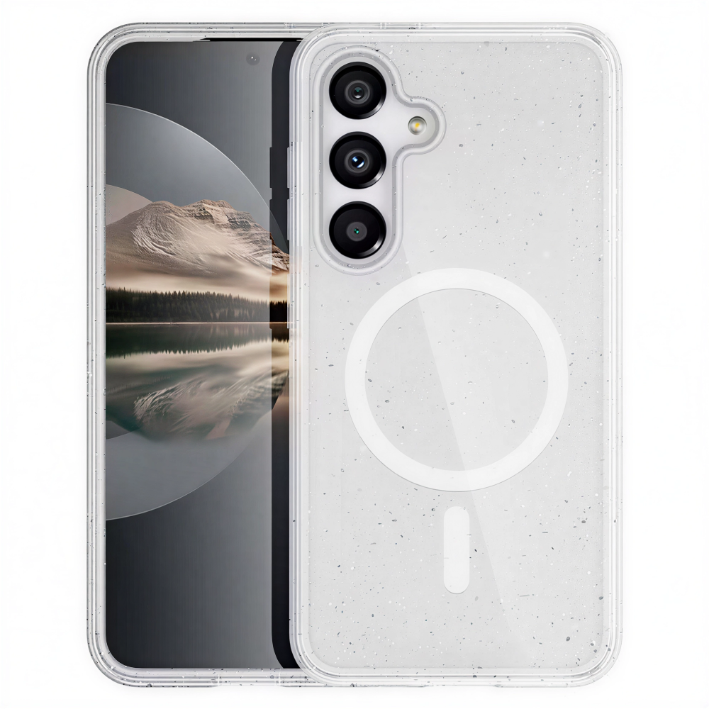 Samsung Galaxy S26 csillámos szilikon telefontok, Átlátszó (CEL-GLI-S26-TP)