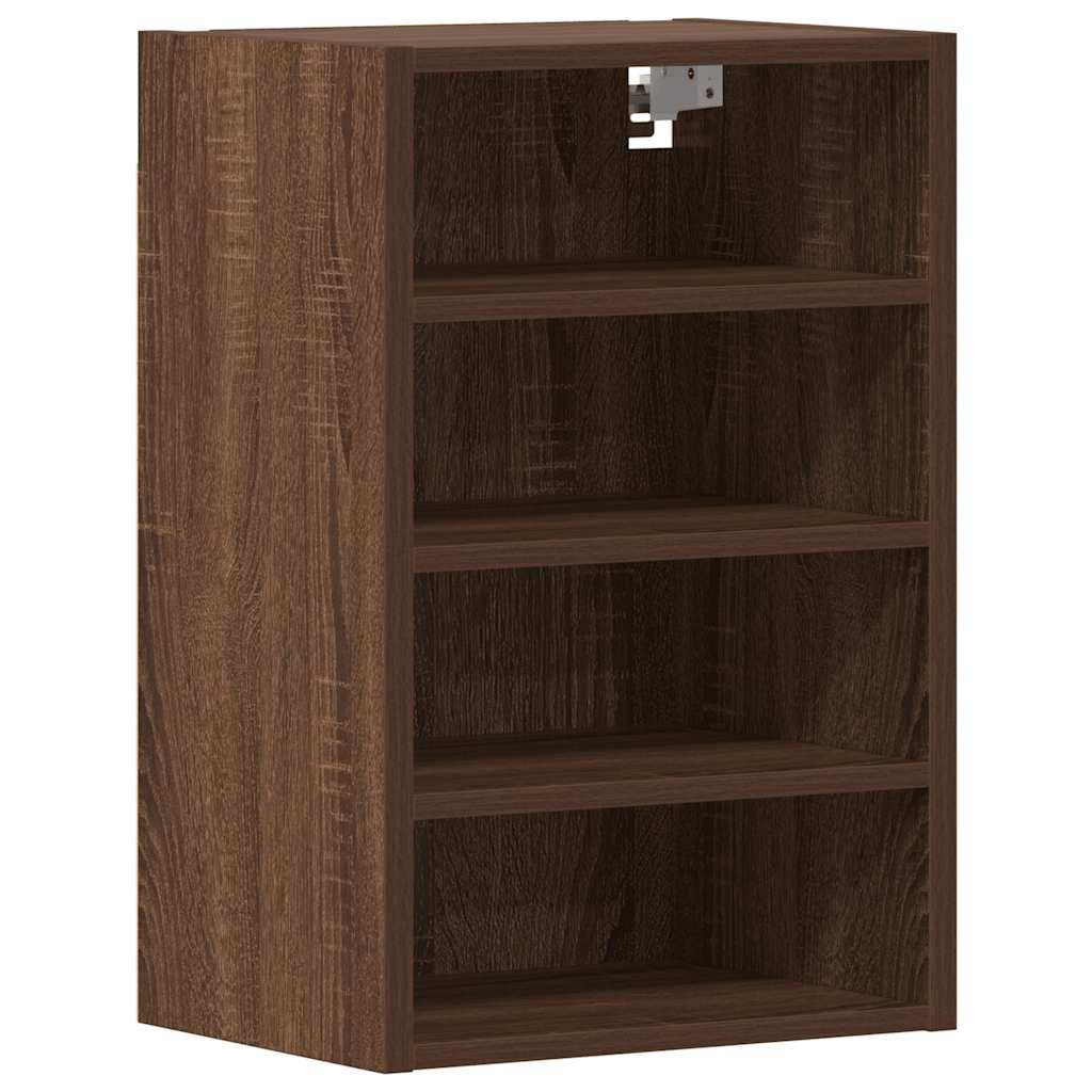 barna tölgy színű szerelt fa függőszekrény 40x29,5x60 cm (854181)