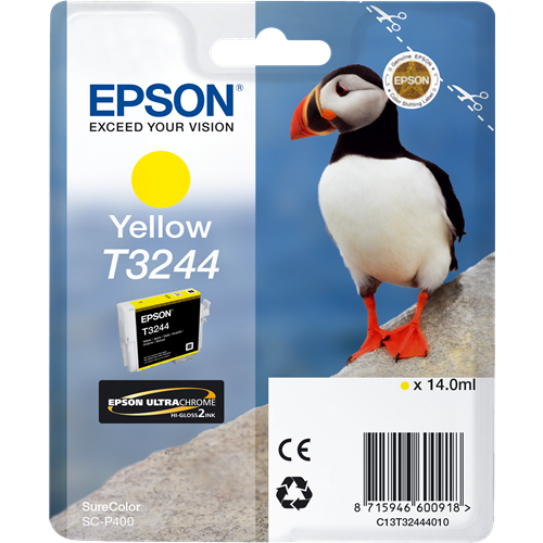 Epson T3244 blækpatron 1 stk Original Gul