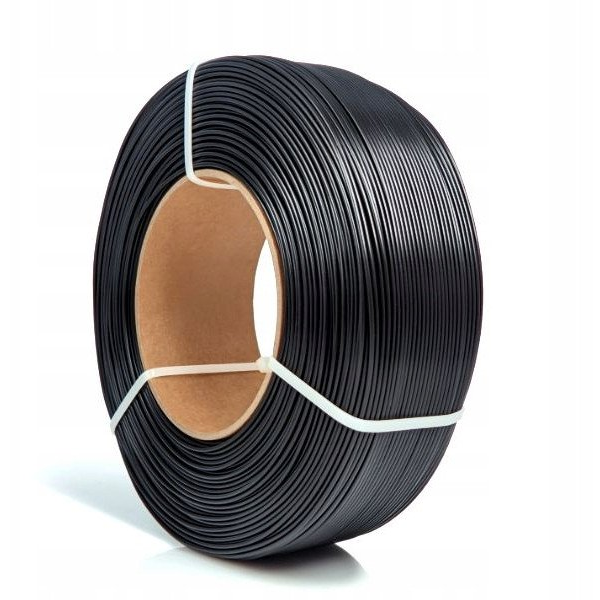 3D plastikas PLA juoda 1.75mm 1kg refill Rosa3D