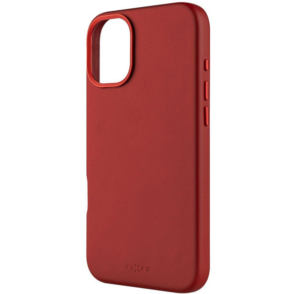FIXED MagLeather Apple iPhone 16 Plus MagSafe piros tok