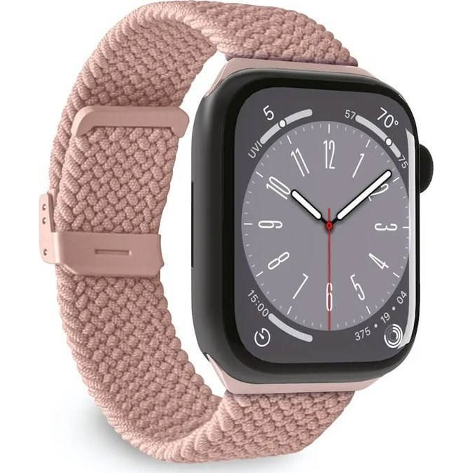 Puro Apple Watch 38/40/41mm Szövet Okosóra Szíj - Rózsaszín (PUR666)