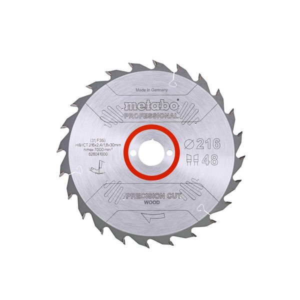 Vágótárcsa Metabo 628041000 216x30 mm