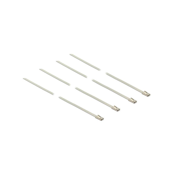 Delock 18632 Rozsdamentes acél kábelkötegelő 350 x 4,6 mm (20db)