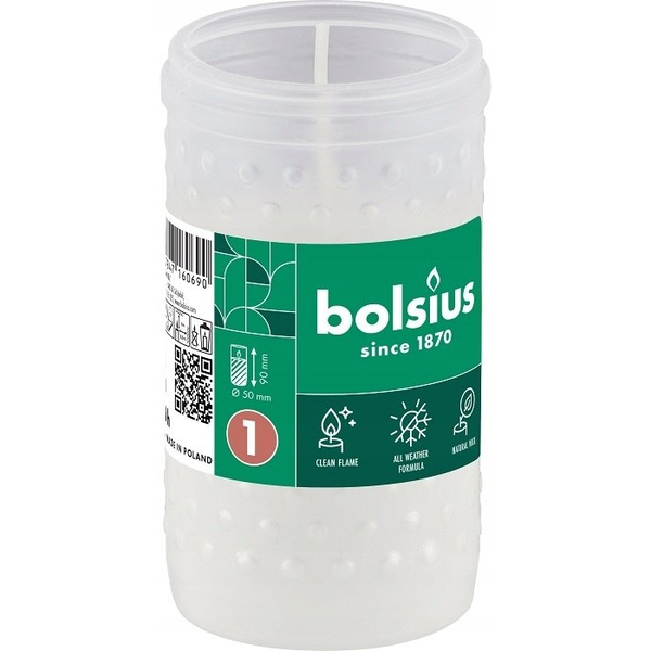 Galda sveces 4gab.kaste 245/24mm olivzalas  8717847160690 8717847160690 (8717847160690)