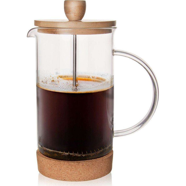 Skleněná french press konvice na kávu a čaj Orion 1 L