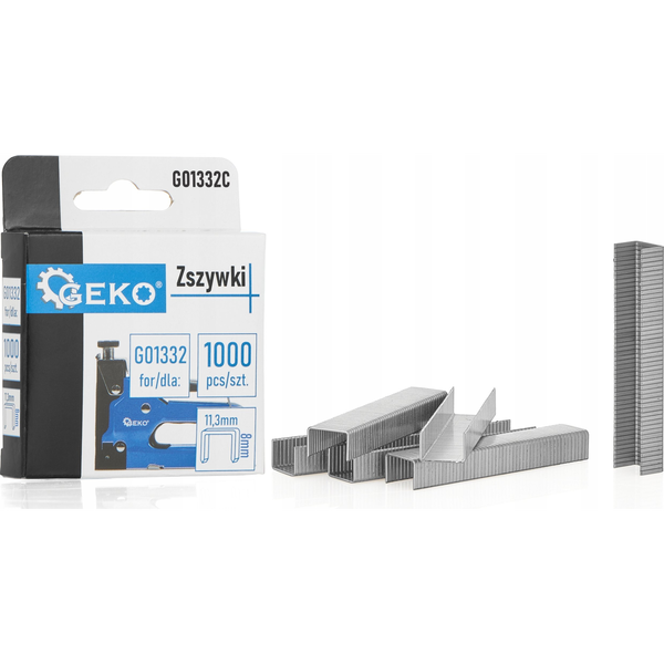  Geko Zszywki 1.2x11.3mm 8mm 1000szt. (200)