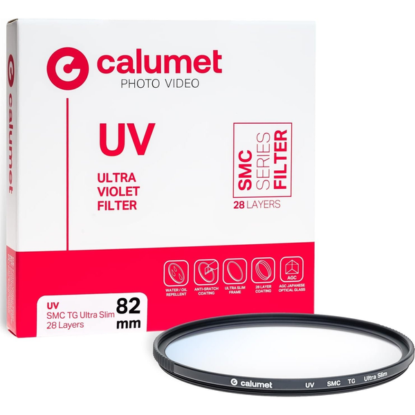 Calumet Filtr UV SMC TG 82 mm Ultra Slim 28 Layers