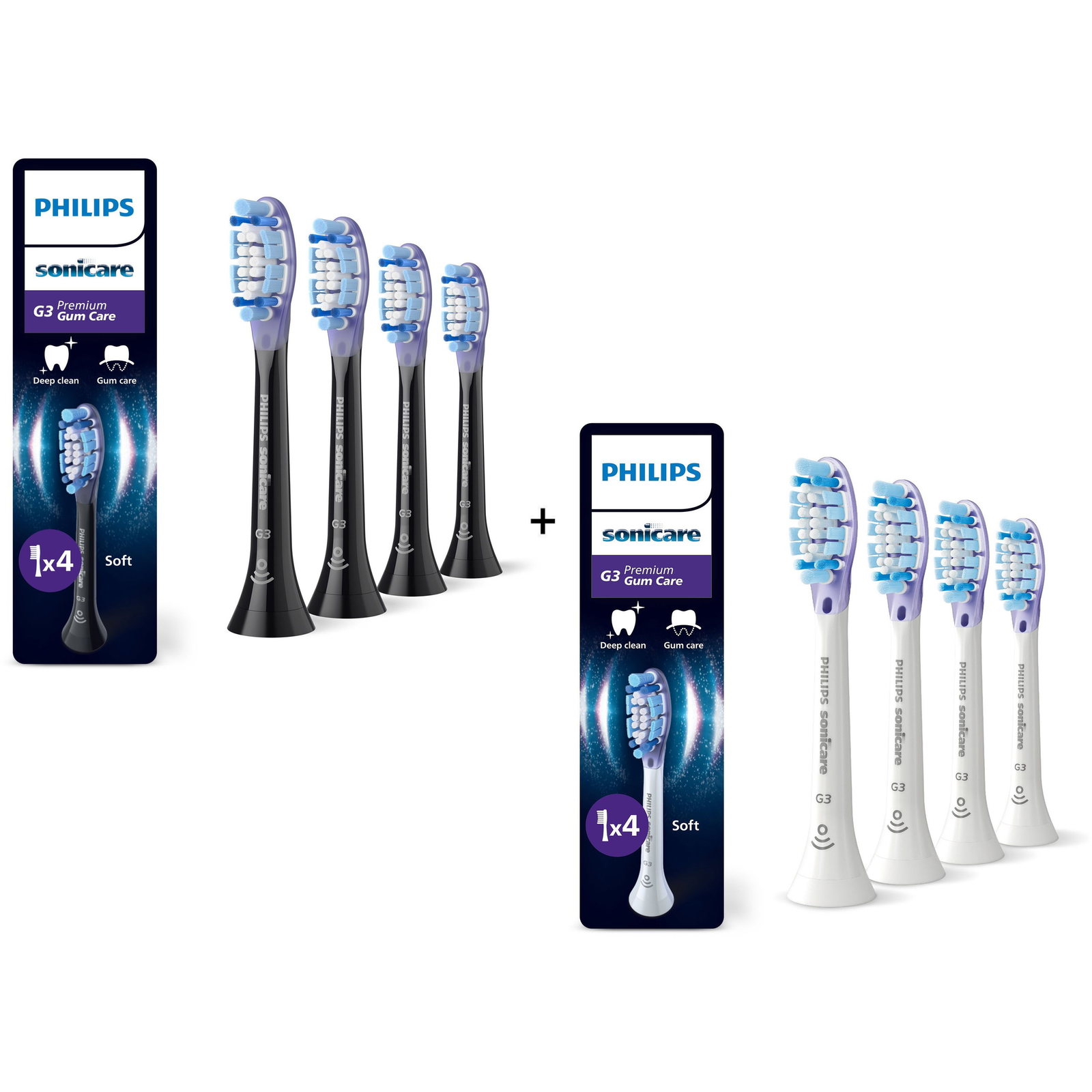 Philips Sonicare Premium Gum Care HX9054/88 4 darab + HX9054/87 4 darab (PHINHBUN5)