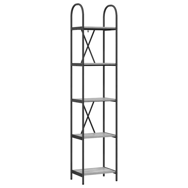 Raft pentru cărți sonoma gri 40 x 30 x 183 cm Lemn compozit