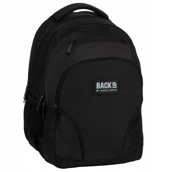 Backup Fekete Iskolatáska, Hátizsák 45 cm - Black