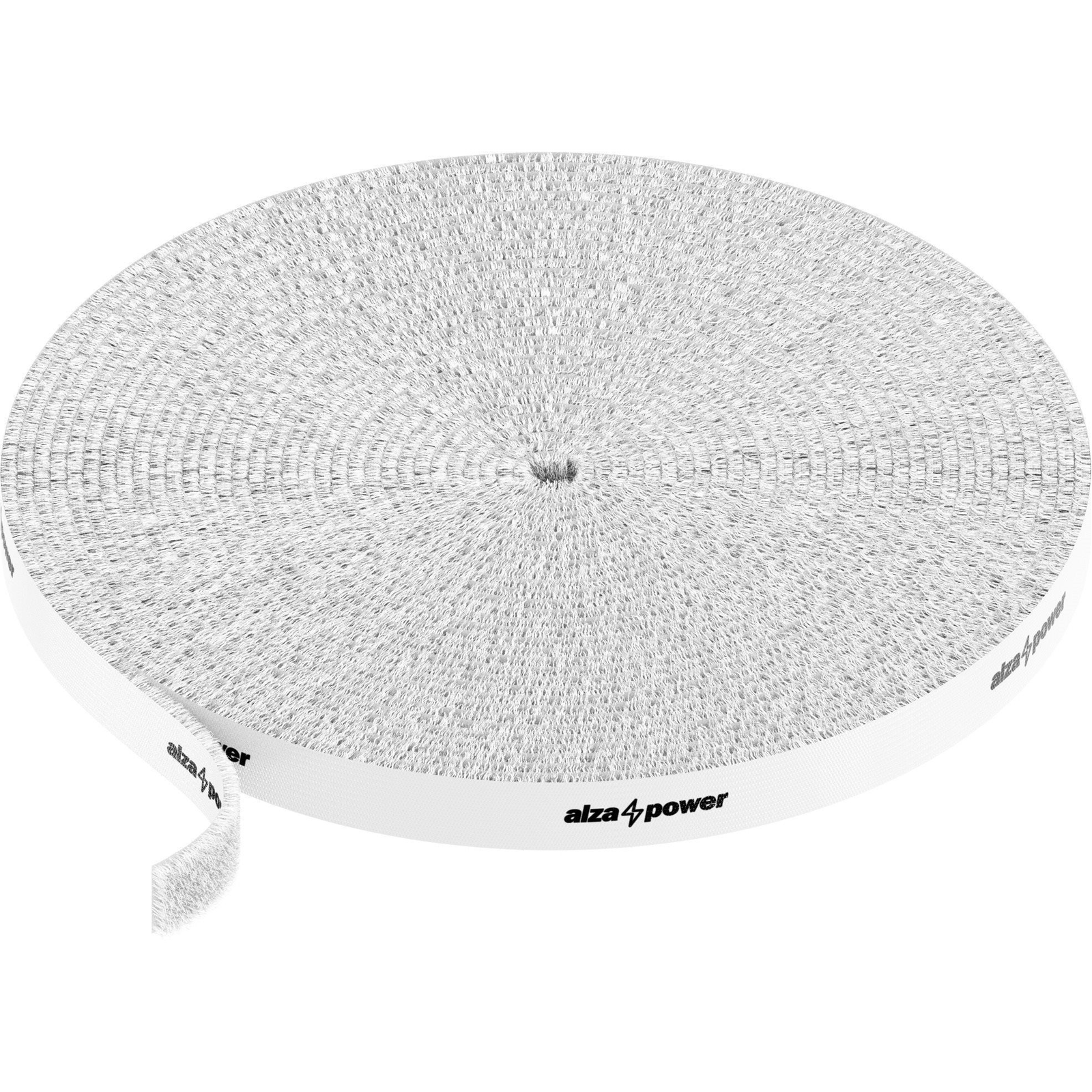 AlzaPower VelcroStrap+ Roll 10m fehér (APW-COGRS10W)