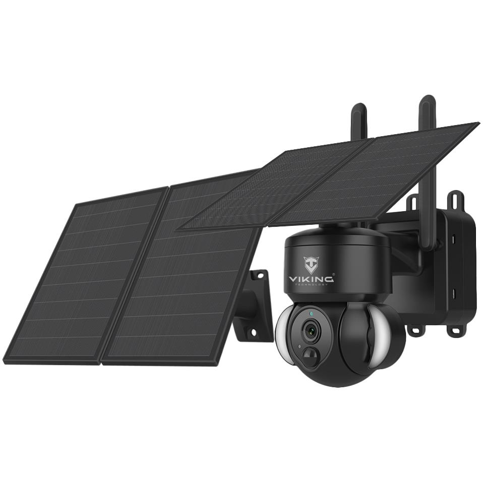 Viking HDs02 4G napelemes HD kamera, fekete (VHDS02B)