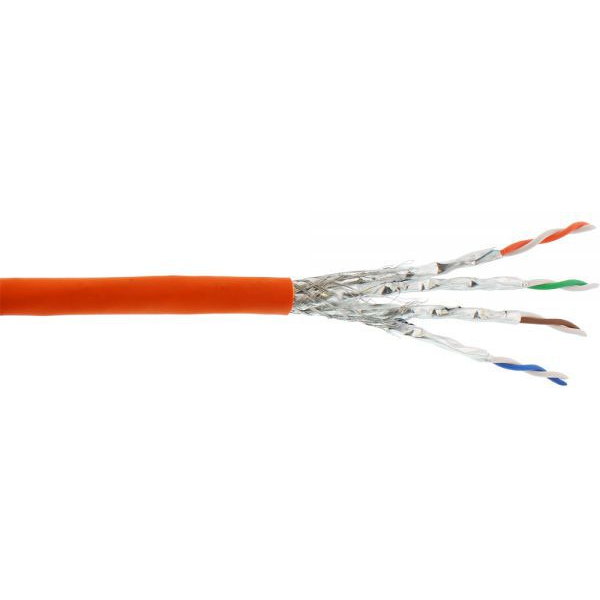 InLine 4043718208012 cavo di rete Arancione 100 m Cat7a S/FTP (S-STP)