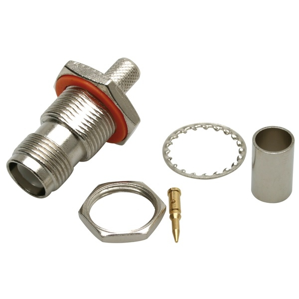 OEM 3327 RP-TNC antenna csatlakozó - Ezüst (3327)