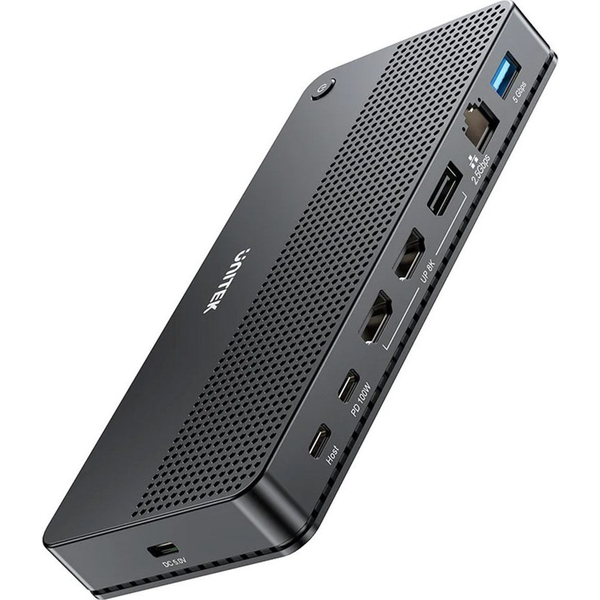 Unitek 13-in-1 MST HDMI DP 8K PD 100W docking station