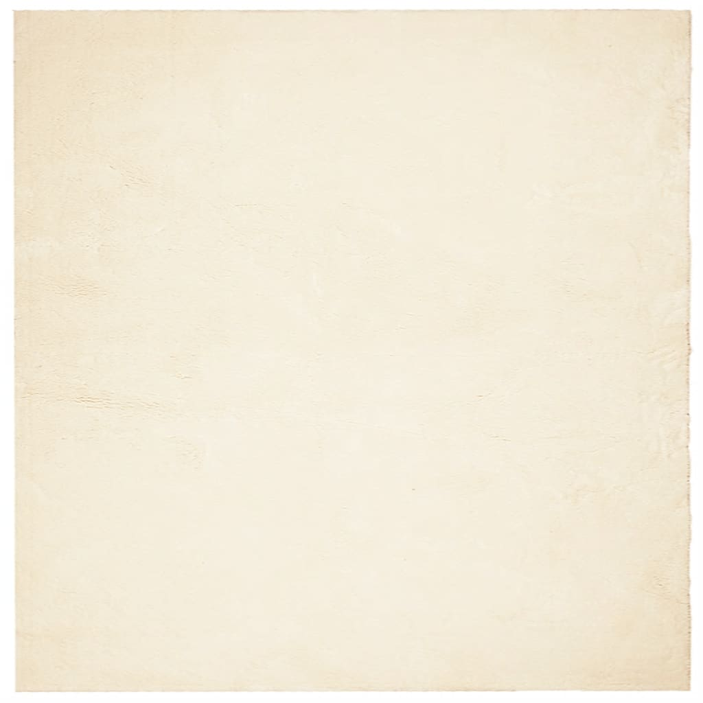 HUARTE krémszínű rövid szálú puha és mosható szőnyeg 160x160 cm (375040)