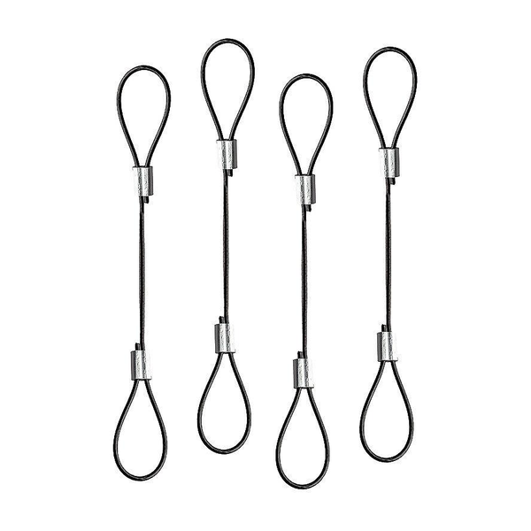 Lindy 40774 kabellås Sort 0,15 m